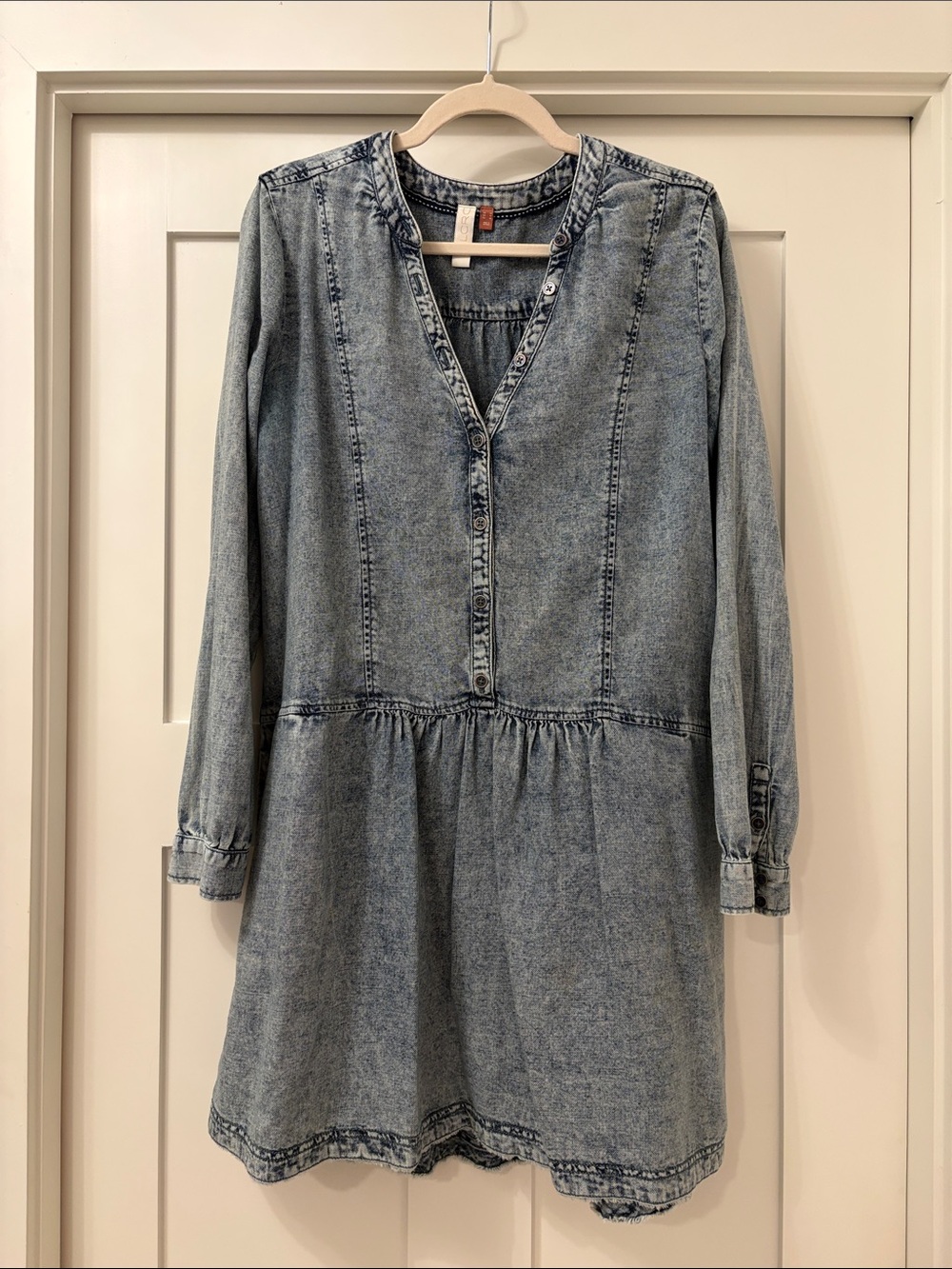 Pilcro Denim Long-Sleeve Dress